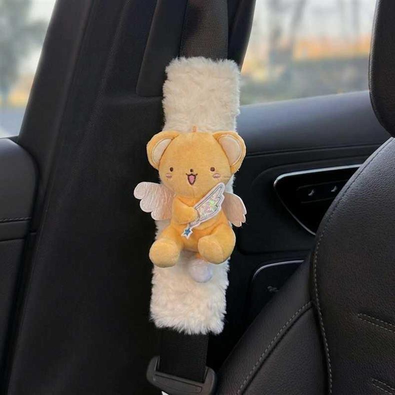 Car Seatbelt Shoulder Pads, Soft and Cute, Versatile Sakura Car Seatbelt Shoulder Protectors, Universal Protective Covers