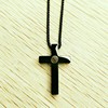 European and American cross -border hot -selling cross -frame projection necklace 100 languages I love you pendant color picture engraving