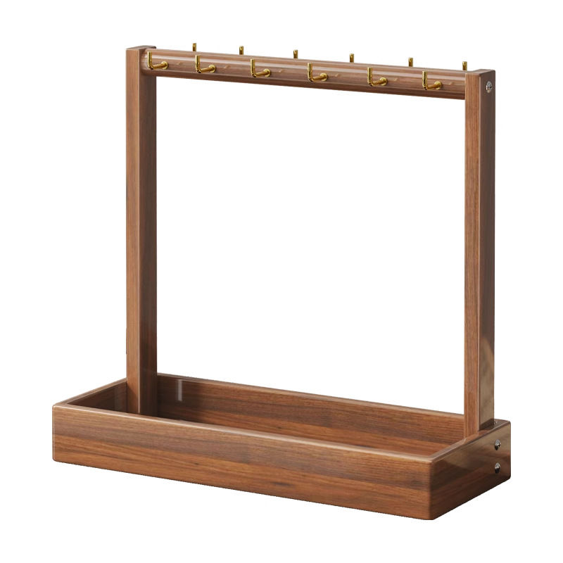 Soporte para Pinceles de Caligrafía de Madera, Multifuncional y Colgante, para Escritorio