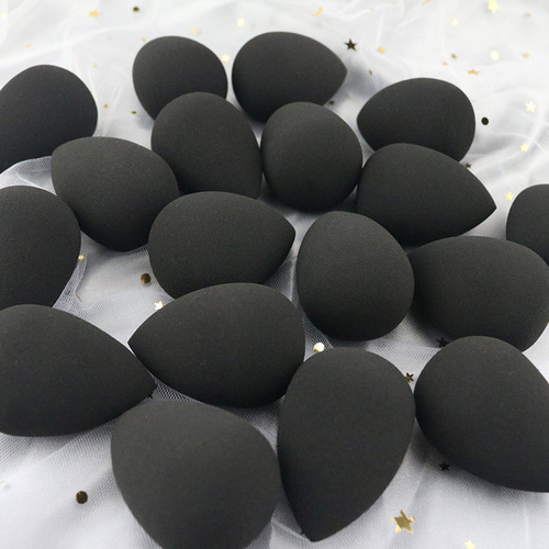 Black beauty egg, non-eating powder makeup egg, sponge egg soaked in water to enlarge, non-latex makeup puff, wet and dry use