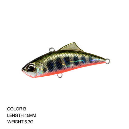 Fishing vib lure bait bionic fishing bait 45mm/5.3g hard bait long throw sinking fishing gear manufacturer wholesale 9053