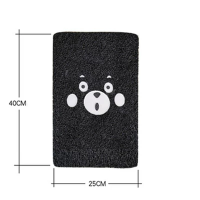 New National Standard Electric Motorcycle Foot Pads Pedal Foot Pads Universal Thickeneded Battery Bicycle Anti-Slip Waterproof Self-Cutting Pads (Electric vehicle foot mat) - cute-black-bear-25x40-can-be-cut-and-used-universally