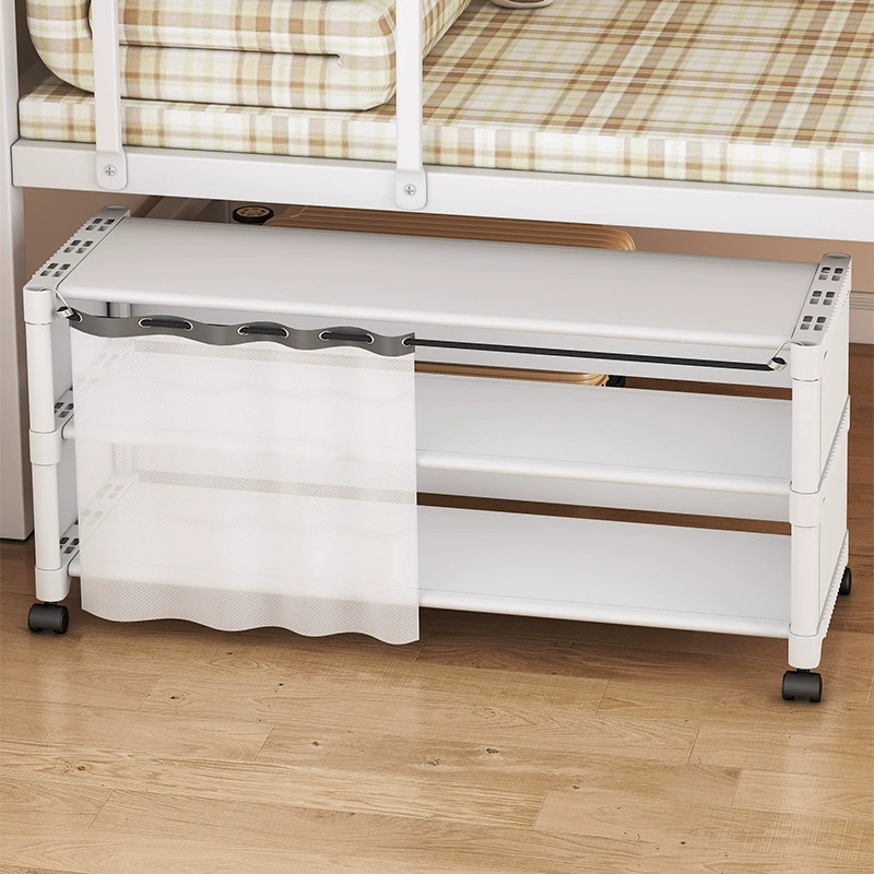 School dormitory under-bed shoe cabinet with slit shoe storage cabinet rack narrow slit locker bathroom storage box storage rack