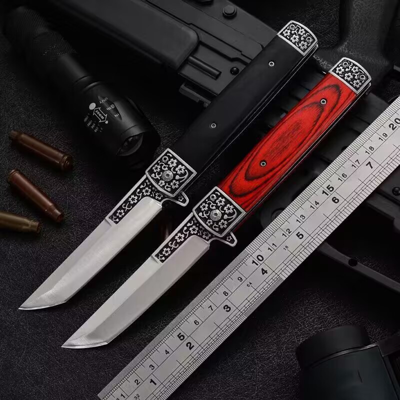 厂家供应高硬度折叠刀登山野营户外刀具防身迷你折刀多功能求生刀