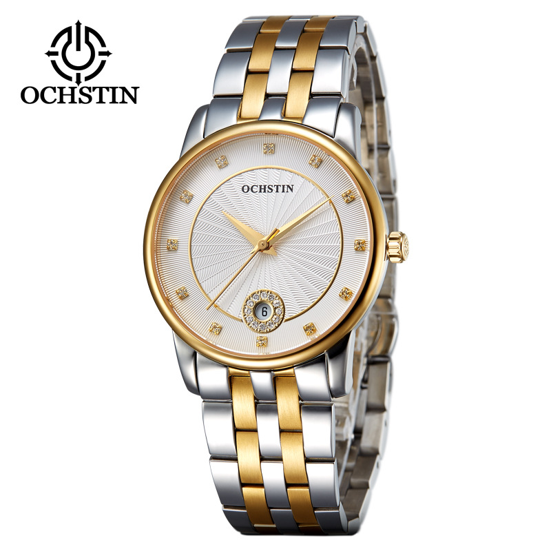 OCHSTIN genuine goods fashion business watch casual trend steel belt automatic quartz watch new women's watch