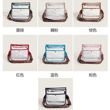 新款女包大容量透明PVC斜挎包爆款潮流女士单肩包