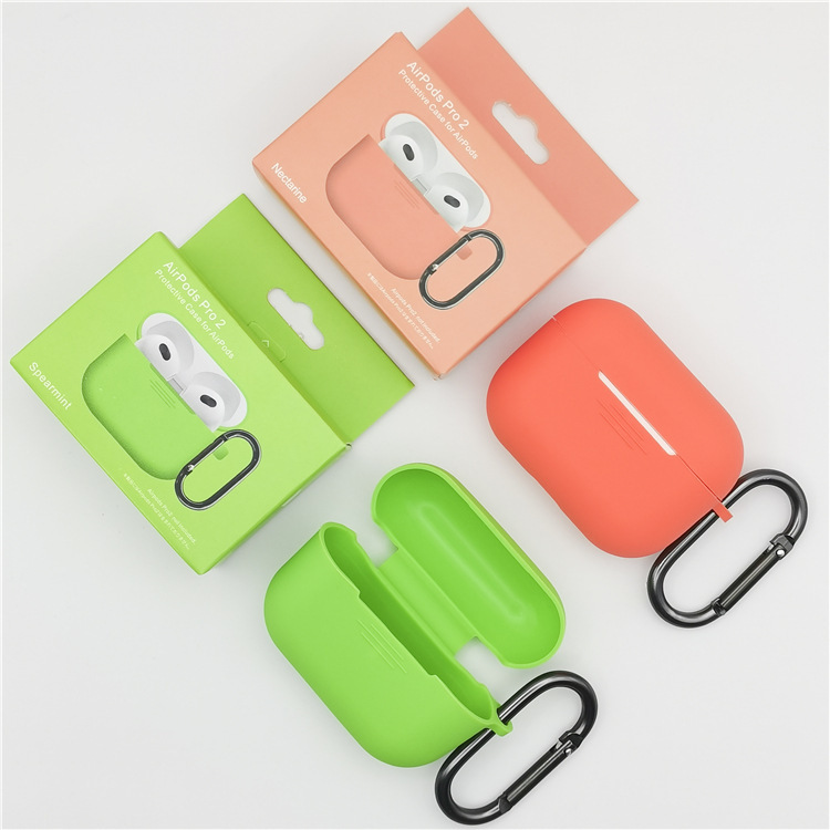 Suitable for Apple Airpods Pro 2 Wireless Bluetooth Headset Silicone Protective Case Anti-fall Storage Bag Liquid