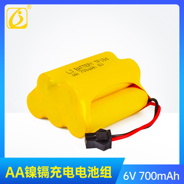 金隆杰 6v 700mAh T型 遥控电动玩具 AA5号 充电镍镉电池组
