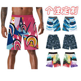 外贸运动短裤男足球比赛球裤跑步训练个性速干短裤定制LOGO号码