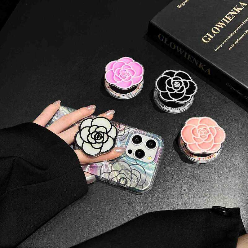 Fashionable and Luxurious Creative Camellia Magnetic Airbag Phone Holder Compatible with Magsafe, Extendable Desktop Stand Fashionable and Luxurious Creative Camellia Magnetic Airbag Phone Holder Compatible with Magsafe, Extendable Desktop Stand