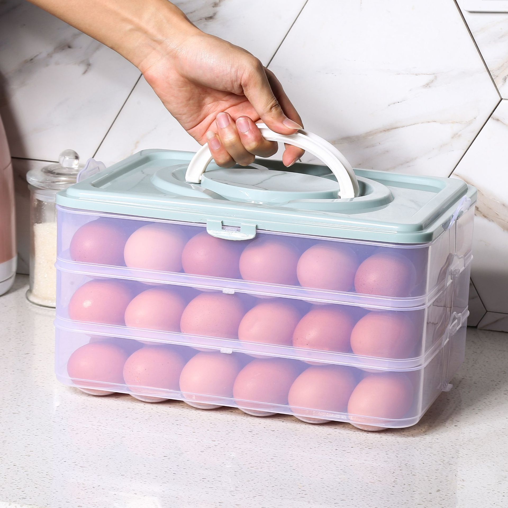 Large Portable Refrigerator Food Egg Sto...