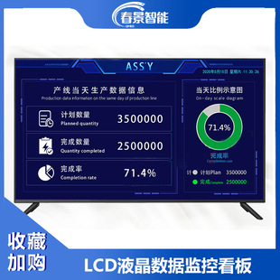 Workshop Management Status Summary Display Mes System Factory Workshop Lcd Lcd Data Monitoring Board