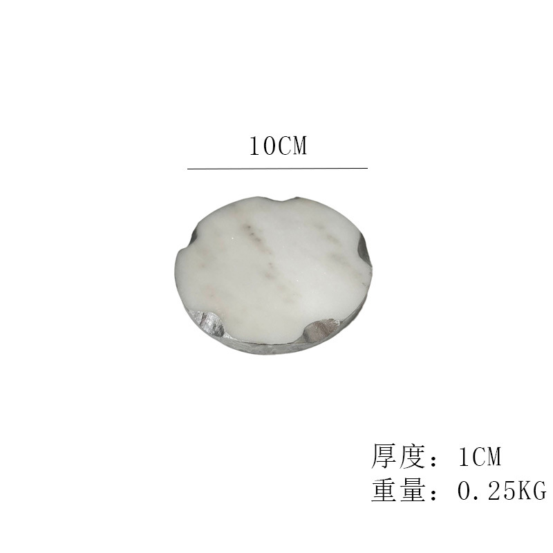 Cielo estrellado borde plateado redondo Type A