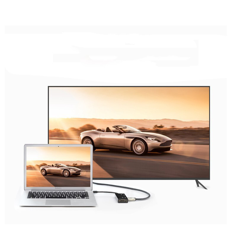 Minidpはhdmi/vga/dvi三合一変換器のビデオ出力に変換してプロジェクターの1080pハイビジョンを拡張します。|undefined