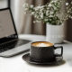 Japanese Ceramic Creative Coffee Cup and Saucer suit Latte Cappuccino High-end Simple Ins Cup 300ml