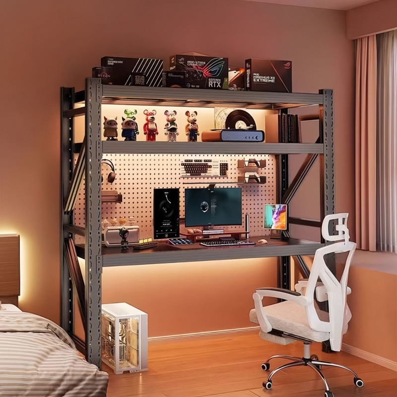 Shelves, Computer Desks, Desks, Liftable E-Sports Tables, Express Racks, Storage Shelves, Display Cabinets, Steel Conjoined Desk Cabinets