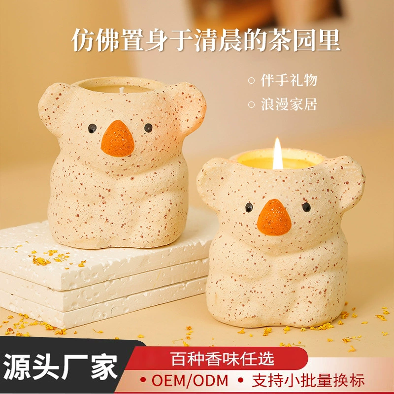 Kaola ароматерапевтическая свеча оптом для помещений стойкий аромат креативное украшение аромата Бездымная соевая свеча ароматерапия подарок