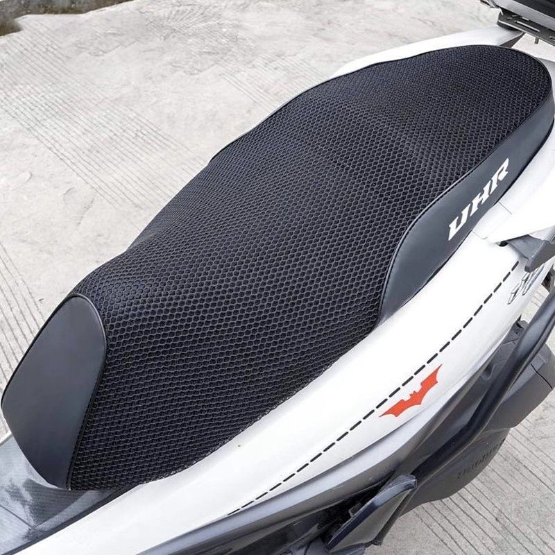 Suitable for motorcycle Haojue UHR150 seat cover, 3D honeycomb thickened full mesh sun protection seat cover modification accessories
