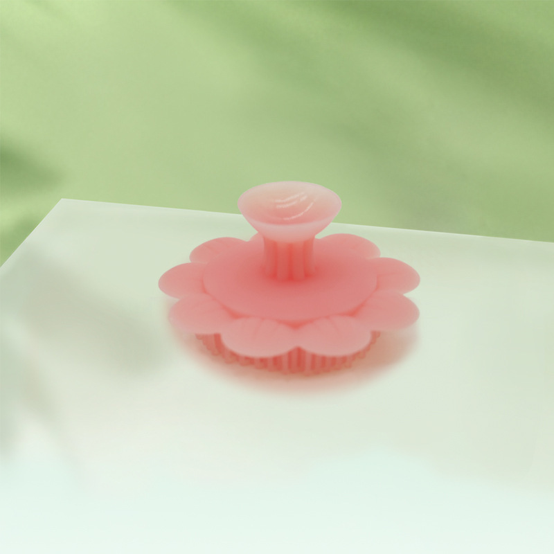 婴儿硅胶洗头刷去头垢新生儿洗澡沐浴搓泥儿童搓澡棉宝宝洗澡刷软|undefined