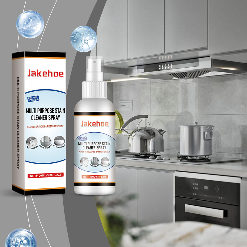 Jakehoe Household Stain Cleaning Spray Kitchen Bathroom Degreasing and Stain Removal Multi-Purpose Stain Cleaning Spray