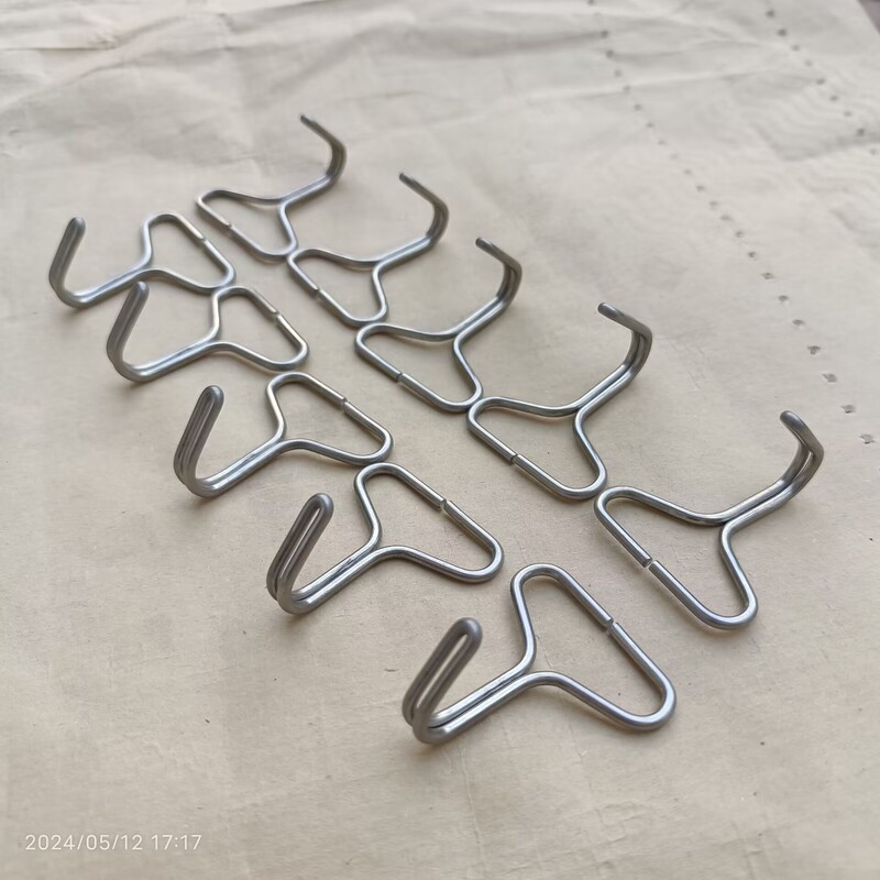 Metal hook seat accessories accessories hook stainless steel solid hook hook cushion elastic fixed 2.8cm