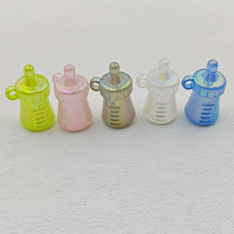 Acrylic feeding bottle, pendant, keychain, accessory, accessories, DIY