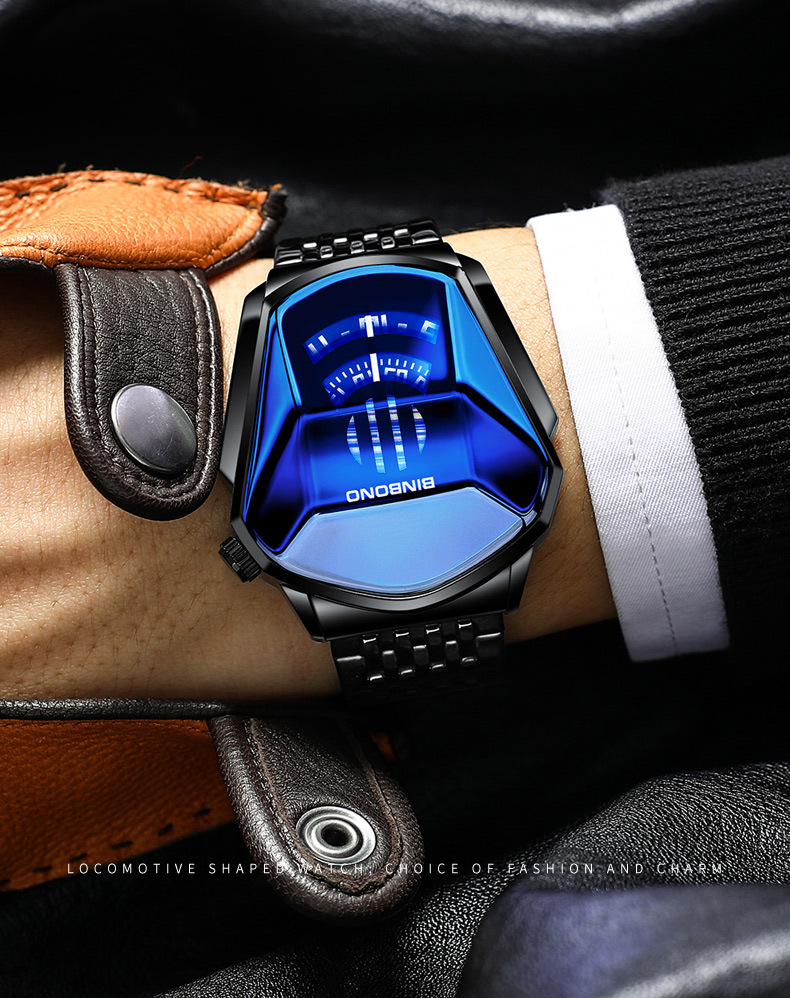 Orologio al quarzo uomo concept moto con quadrante largo_voghion.com