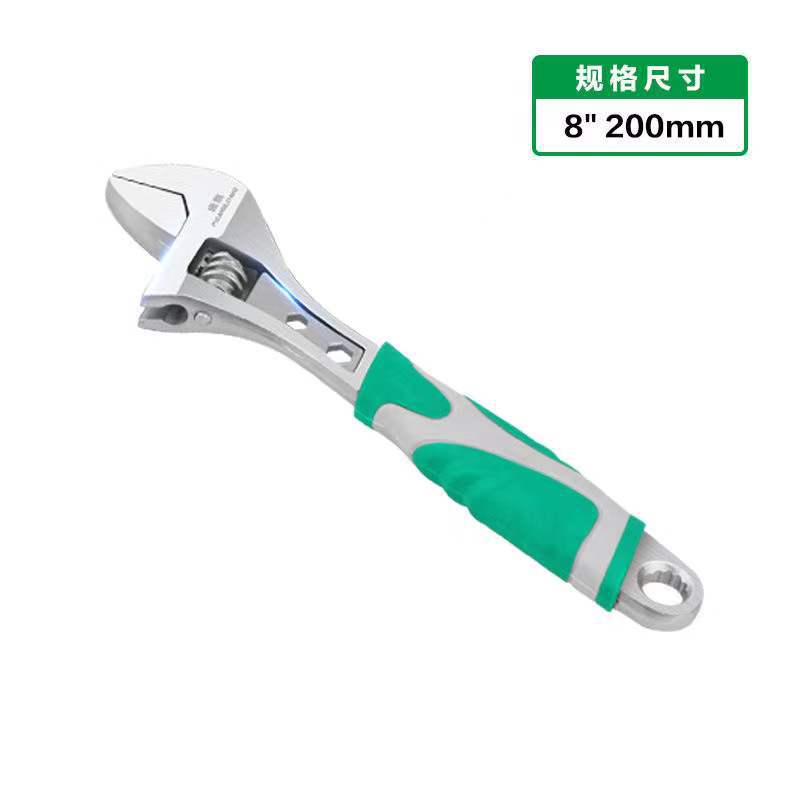 Fabricante de llaves, tubería de acero de vanadio, llave viva de doble propósito, llave móvil, llave multifuncional de gran apertura, llave de boca viva