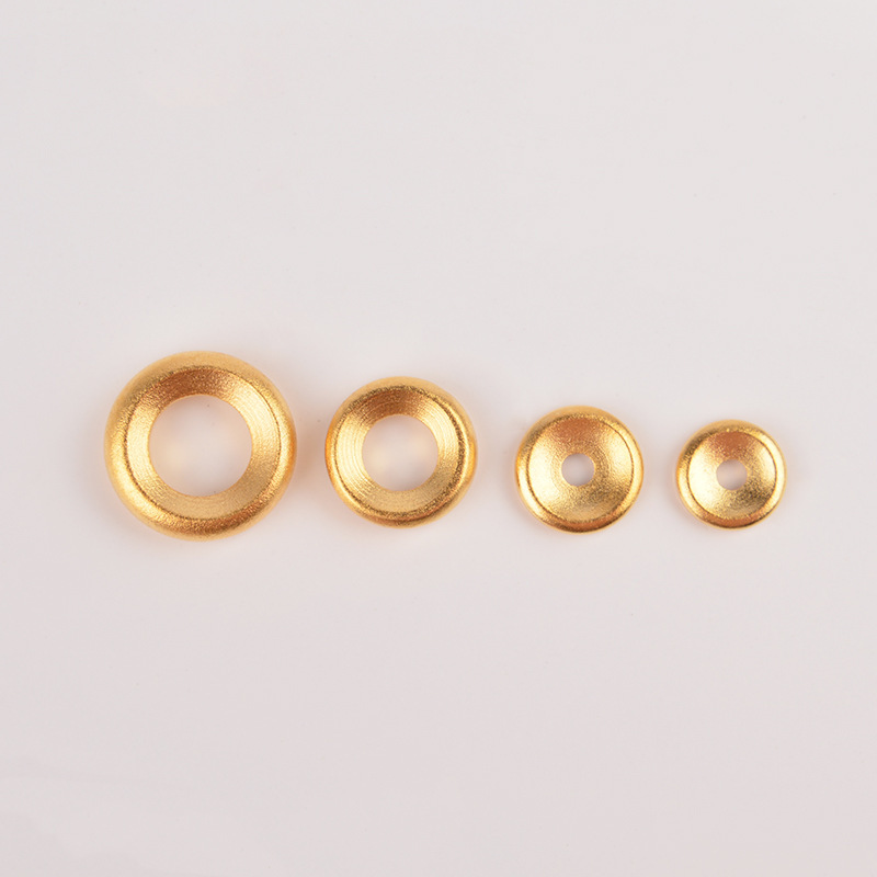 Gold-Plated Safety Buckle Bracelet DIY Handmade Weaving Spacer Material Kit for Couples Bracelets for Men and Women