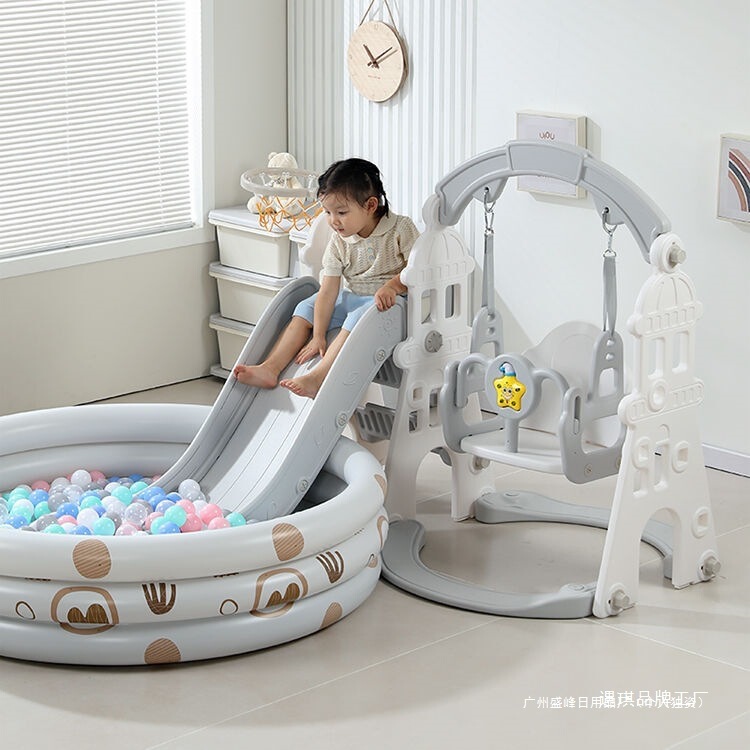 Indoor and Outdoor Slide for Children, Small Climbing Toy for Babies, Family Playground, Baby Toys, Birthday Gift for Older Kids