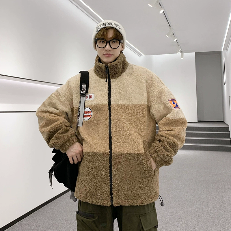 Jacket for beloved for elementary school students, 2022 collection, oversize, with embroidery, increased thickness