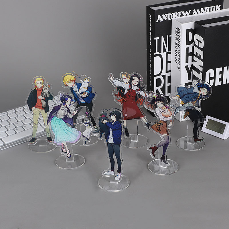 厂家批发卡通立牌定制 有机玻璃动漫手办定做 亚克力钥匙扣定做