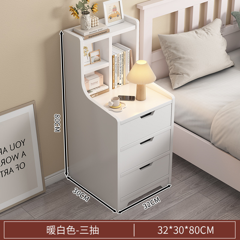 Mesa de cabecera simple y moderna cabecera multicapa de almacenamiento armario especial simple y multifuncional de ensamblaje de dormitorio cabecera de cama