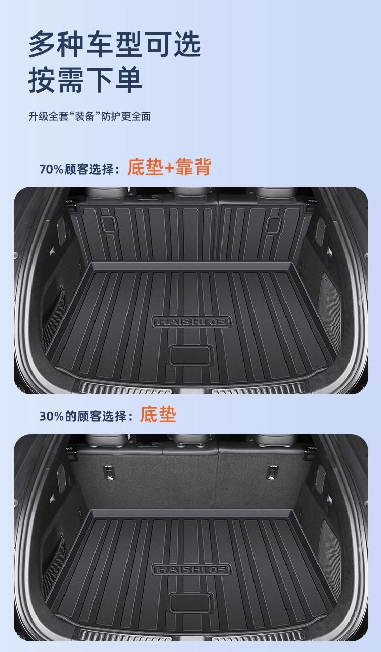 Suitable for BYD sea lion 05 trunk mat surrounded by 25 TPE sea lion 05DMI tail box mat 2025 new