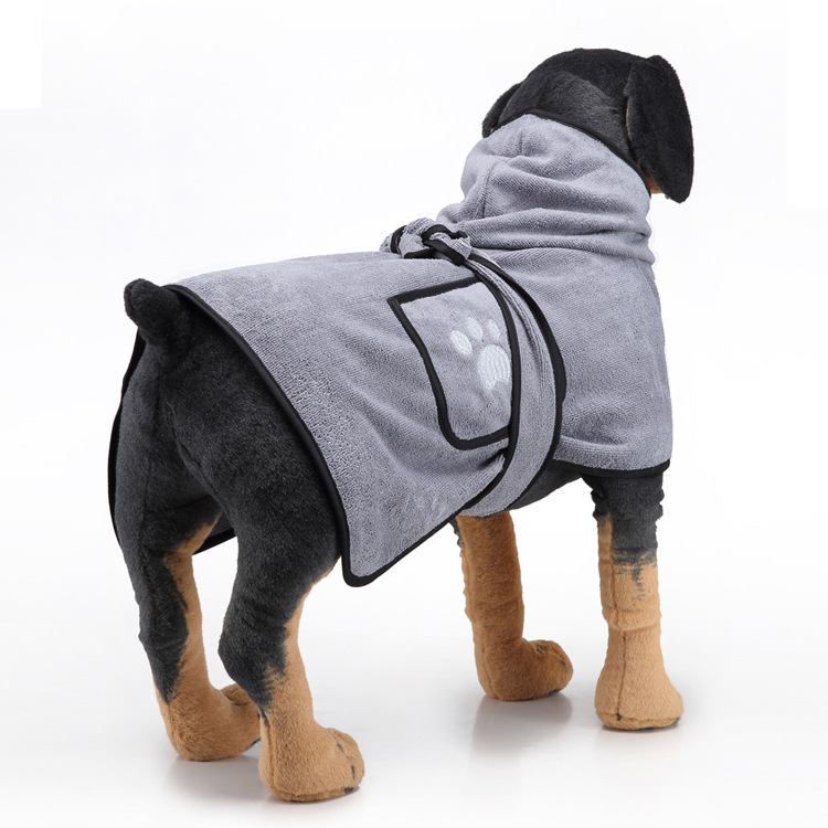Universal Absorbent Dog Bathrobe And Pet Towel Blanket For Dogs_voghion.com