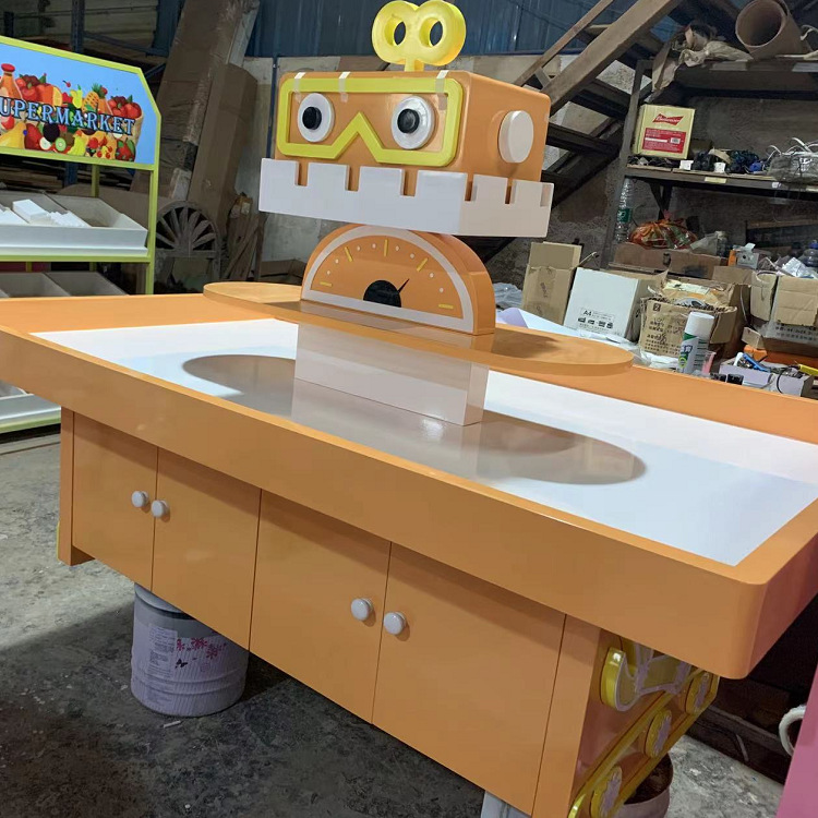 工厂直销儿童玩具展柜积木墙益智游玩桌太空沙桌情境体验操作台