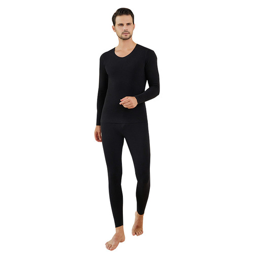 Men's German Velvet Thermal Underwear Set Men's Seamless Plus Velvet Self-Heating Autumn Clothes Autumn Pants Autumn Leggings Wholesale