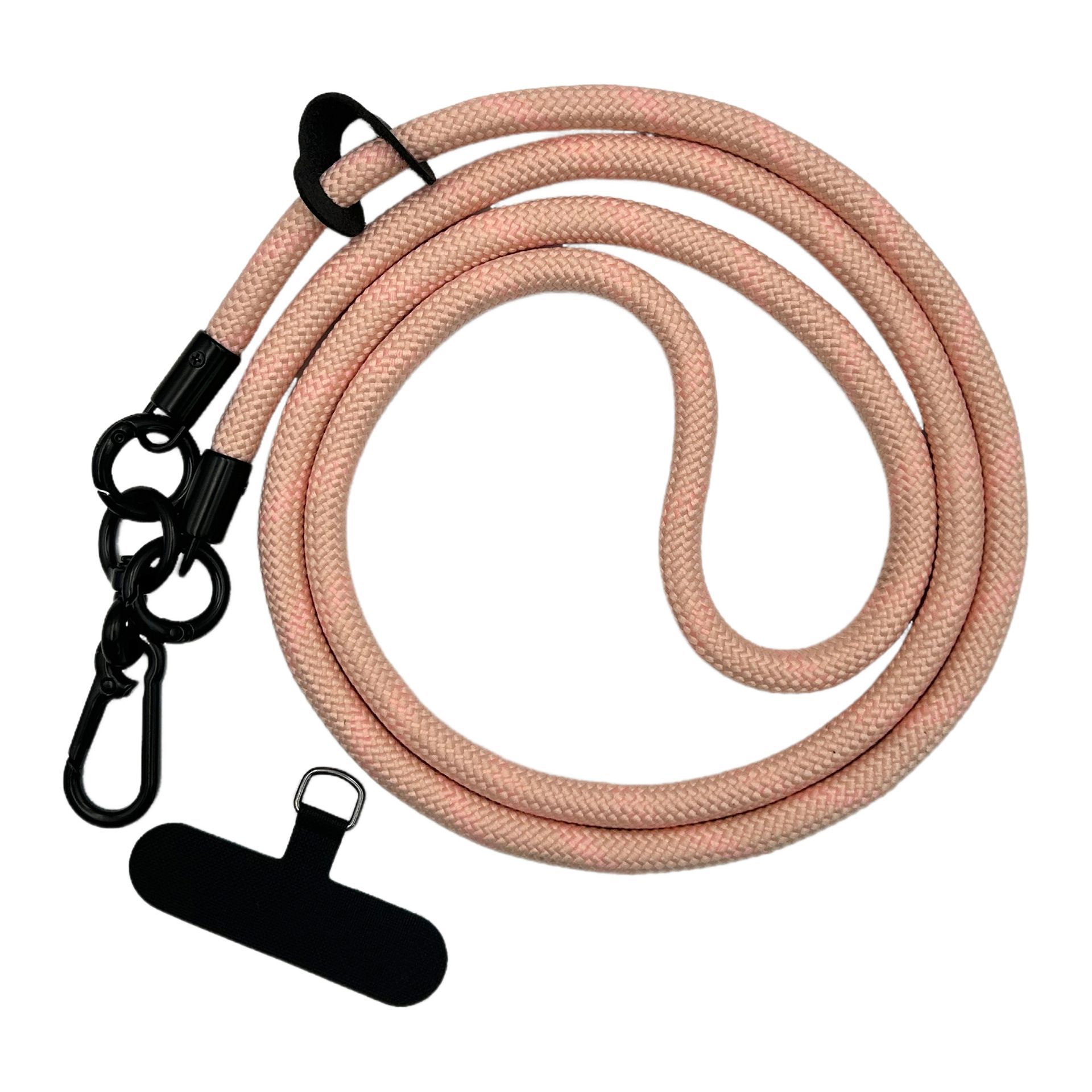 【19#색상] 120cm 조절 불가 휴대폰 끈 + 프리 클립