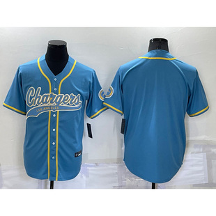 New American Football Team and Baseball Team Co-Branded Jersey Lightning Team Cardigan Style Retro Embroidered Jersey