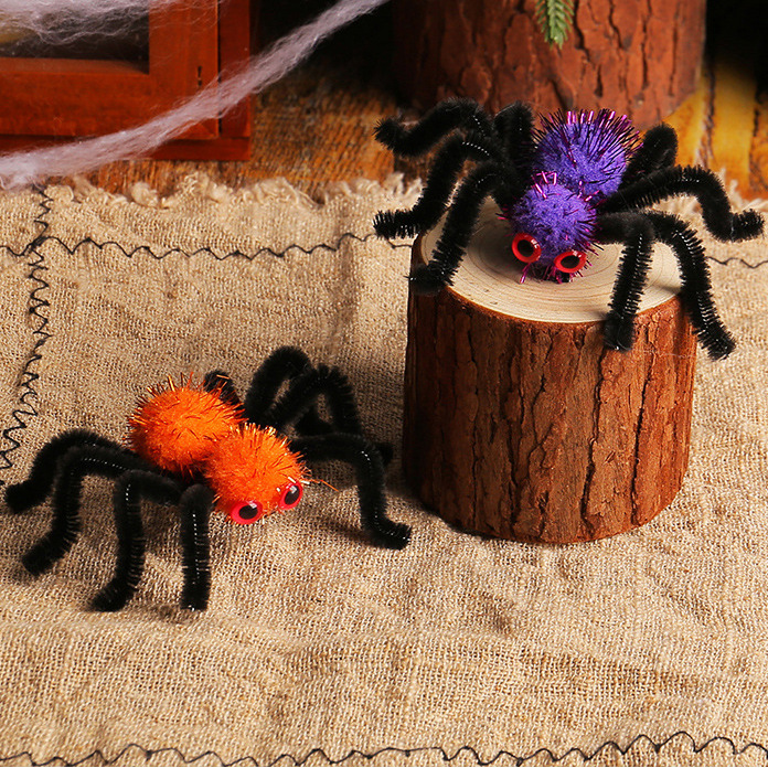 Nuevo cross-border Halloween Spider Hairpin, fantasmas, niños, adultos, accesorios de decoración de fiestas, extraños pinzas de cabello de araña
