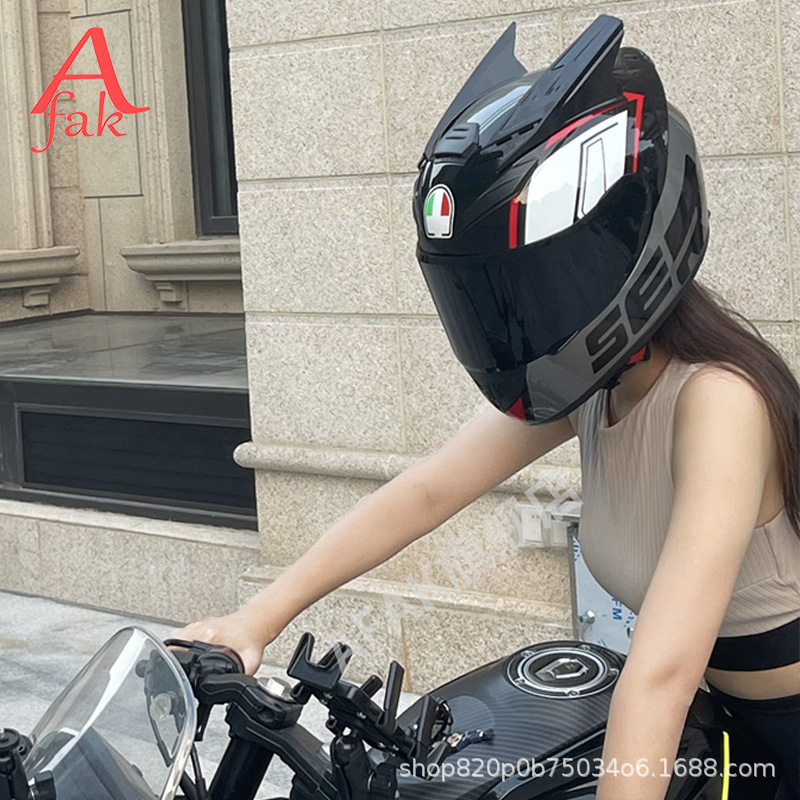 Casco de motocicleta de fábrica 3C certificado para hombres y mujeres invierno antiniebla casco de seguridad de motocicleta eléctrica entrega de una sola pieza