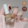 Transparent matte nude detachable nail polish water based, gel polish odorless, new collection, wholesale, no lamp dry, long-term effect