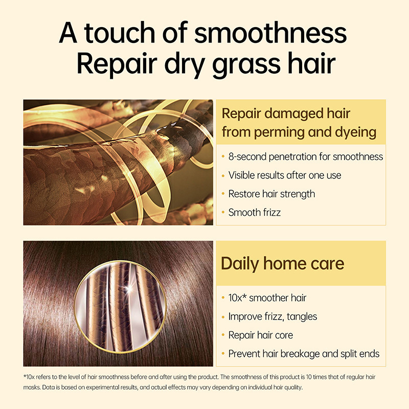 PURC Hair mask, revitalizing conditioner anti-dryness, ointment, adds volume 3