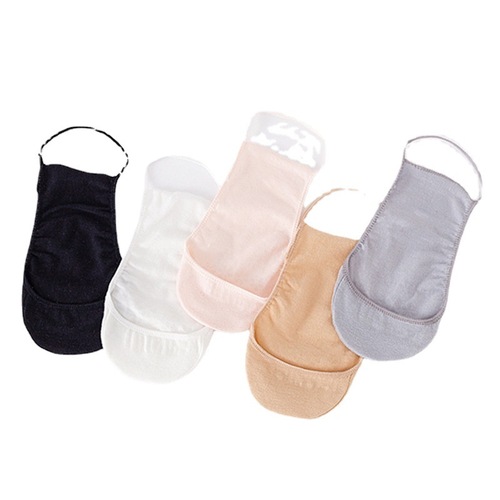 Garter stockings, half-palm socks, personalized anti-falling high-heeled socks, shallow mouth women's socks, forefoot-less cotton soles, personalized invisible