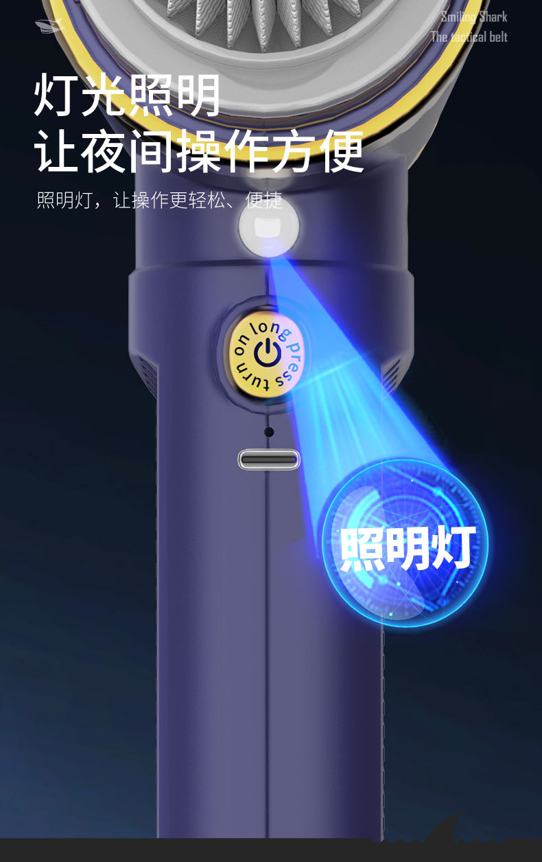 Smile Shark's new wireless car-mounted vacuum cleaner, a handheld device for home and car use, is rechargeable, portable, and offers long-lasting suction power