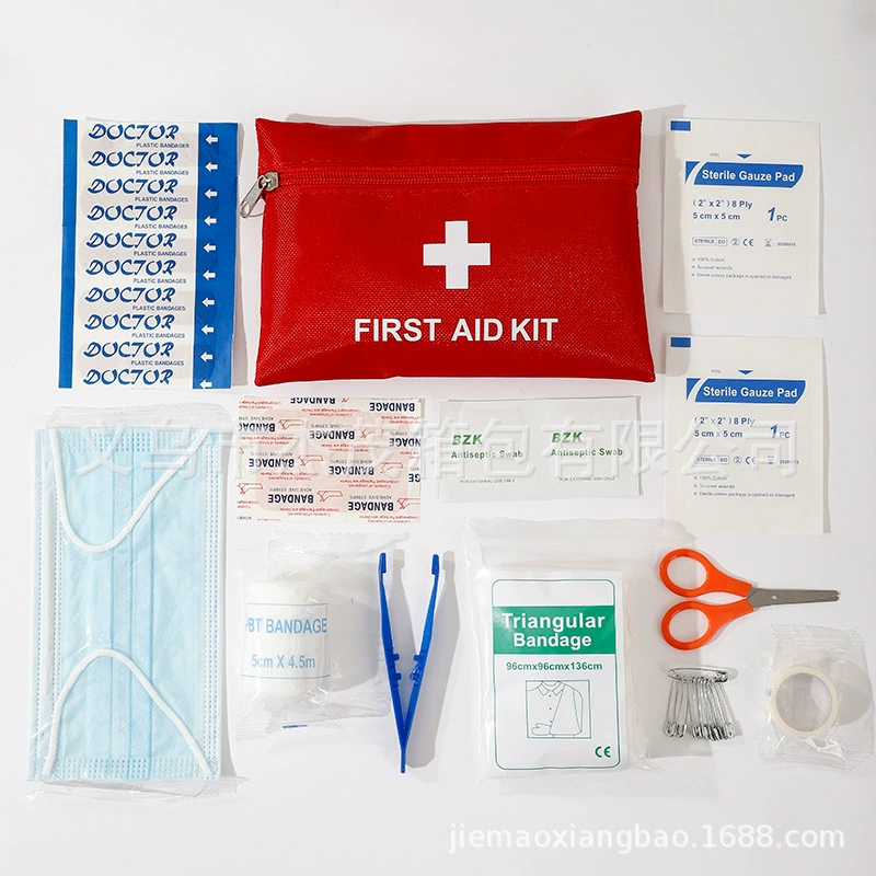 2024 новый набор из 12 предметов для путешествий на открытом воздухе Портативные аптечки для трансграничных горячих продаж