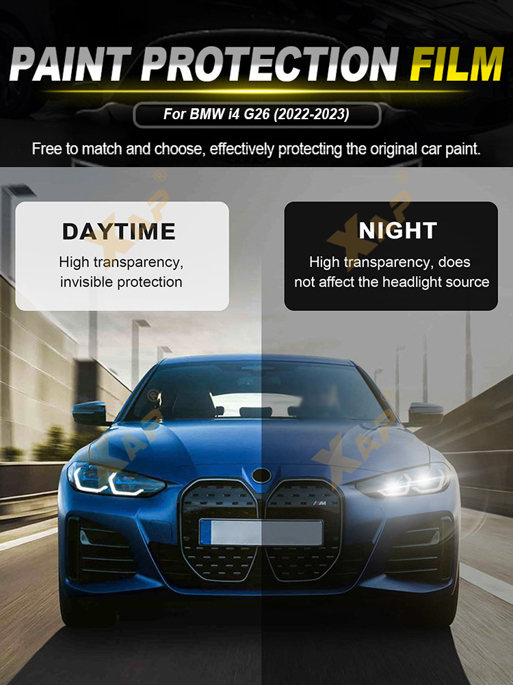 Cross-Border Supply Suitable for Bmw I4 G26 Tpu Anti-Scratch Car Headlight Rearview Mirror Transparent Protective Film