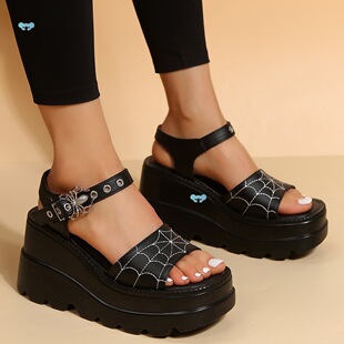 roman women wedge sandals punk shoes���ٴ�a43�¸���Ь�߸�Ь