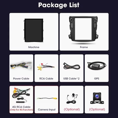 Suitable for 9.7inch Vertical DVD Navigation