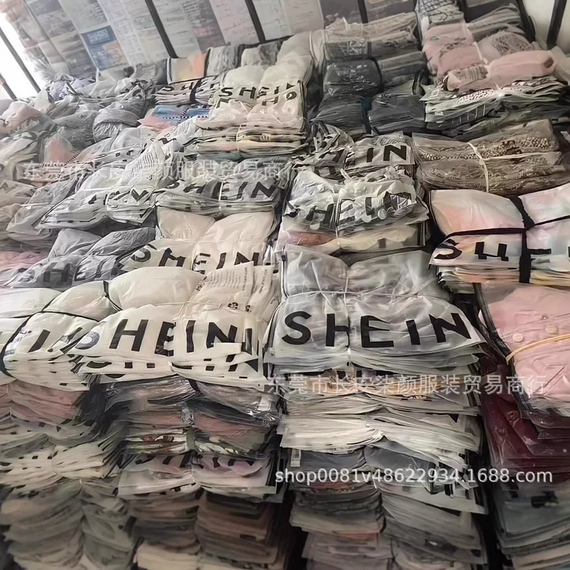 SHEIN прямые продажи зарубежной торговли оптовые женские одежды разнообразная мода универсальные рубашки жилеты платья-комбинезоны производитель поставляет